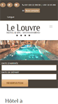 Mobile Screenshot of hotel-du-louvre.com